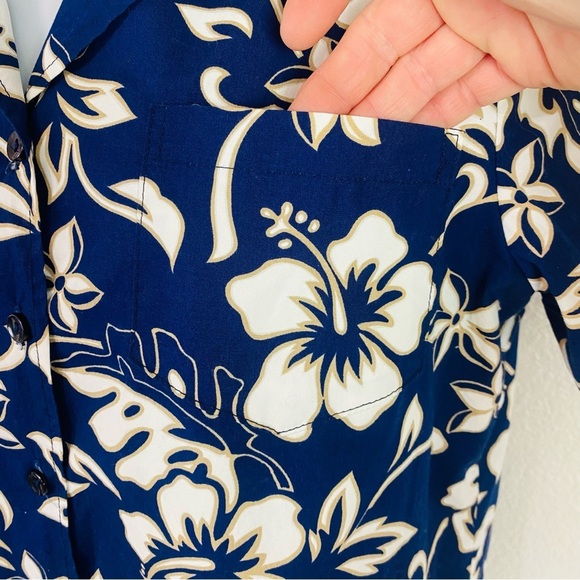 Hilo Hattie The Hawaiian Original Button Up Short Sleeve Shirt Size M - Picture 3 of 5